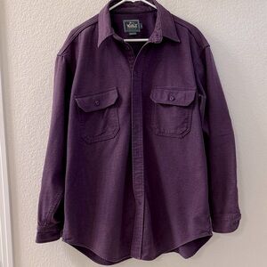 Woolrich Purple Button-Up Shirt